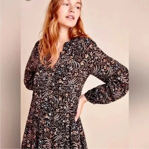 Maeve small tiered floral dress